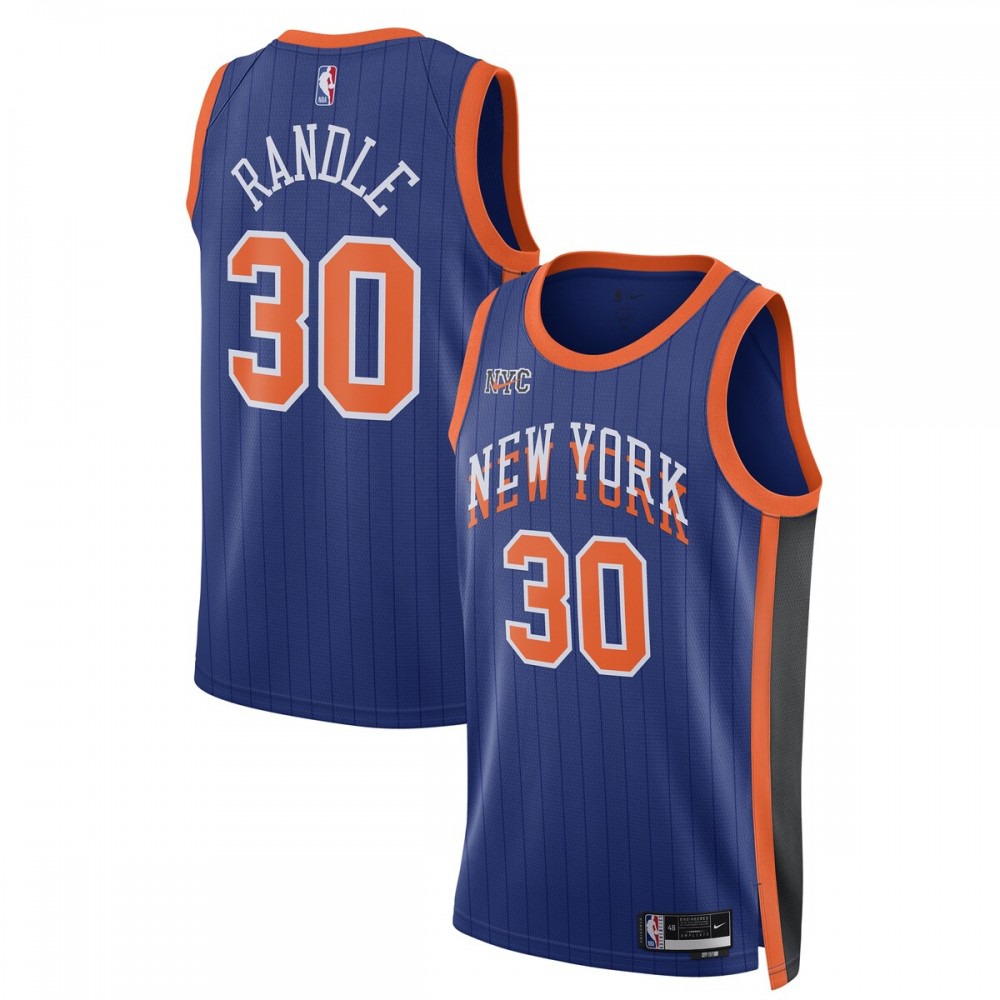 Julius Randle New York Knicks Unisex 2023/24 Swingman Jersey - Blue - City Edition-Pro Kit Vault | Brand New 26/27 Sports Jerseys